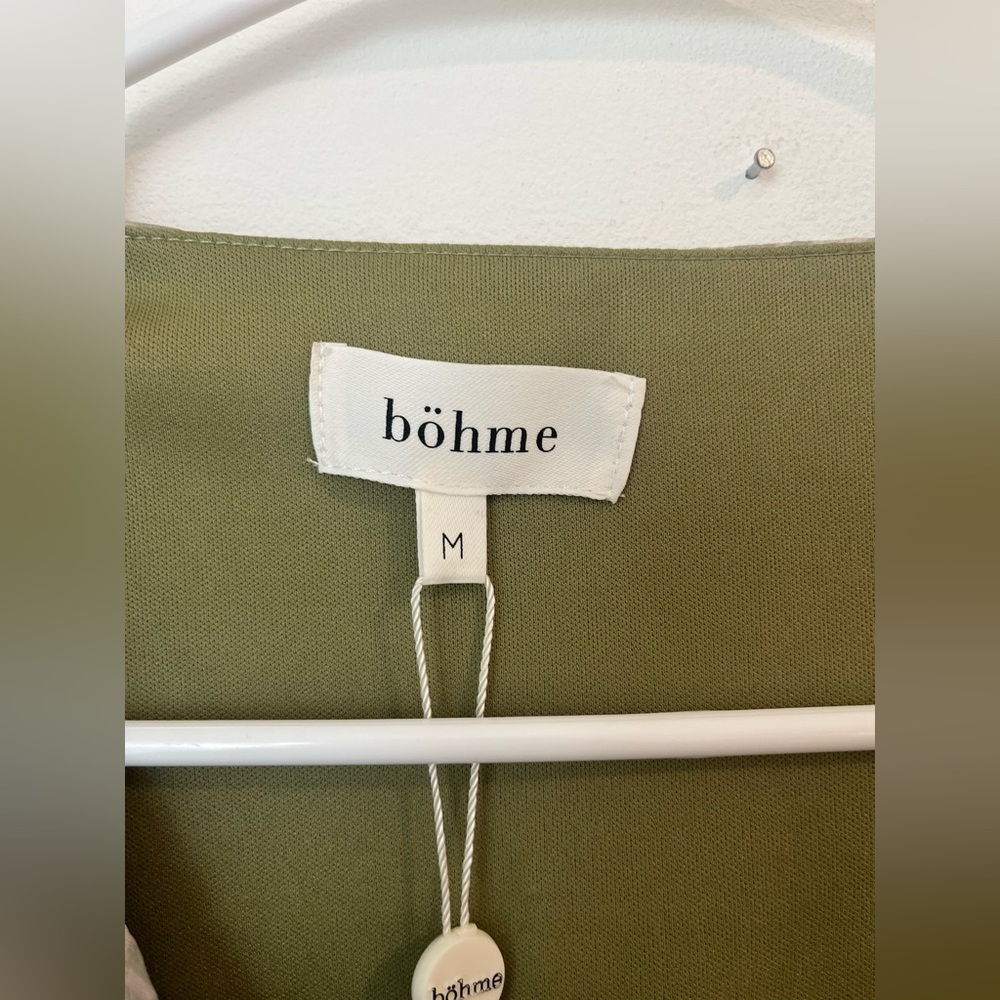 NWT Bohme Green Kasen Maxi Dress Size M - Picture 6 of 16